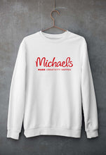 Load image into Gallery viewer, Michaels Unisex Sweatshirt for Men/Women-S(40 Inches)-White-Ektarfa.online

