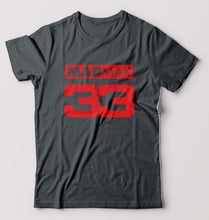 Load image into Gallery viewer, Max Verstappen T-Shirt for Men-S(38 Inches)-Steel grey-Ektarfa.online
