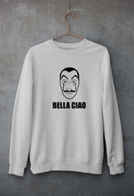 Load image into Gallery viewer, Money Heist Bella Ciao Unisex Sweatshirt for Men/Women-S(40 Inches)-Grey Melange-Ektarfa.online
