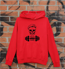 Load image into Gallery viewer, Gym Train Hard Unisex Hoodie for Men/Women-Red-Ektarfa.online

