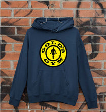 Load image into Gallery viewer, Gold&#39;s Gym Unisex Hoodie for Men/Women-S(40 Inches)-Navy Blue-Ektarfa.online
