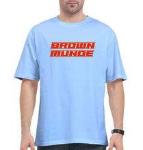 Load image into Gallery viewer, AP Dhillon Brown Munde Oversized T-Shirt for Men-Baby Blue-Ektarfa.online
