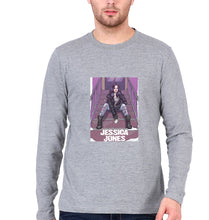 Load image into Gallery viewer, Jessica Jones Full Sleeves T-Shirt for Men-Grey Melange-Ektarfa.online
