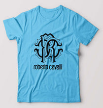 Load image into Gallery viewer, Roberto Cavalli T-Shirt for Men-Light Blue-Ektarfa.online
