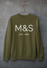 Load image into Gallery viewer, M&amp;S Unisex Sweatshirt for Men/Women-S(40 Inches)-Olive Green-Ektarfa.online
