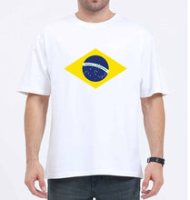 Load image into Gallery viewer, Brazil Oversized T-Shirt for Men-White-Ektarfa.online
