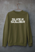 Load image into Gallery viewer, Super Soldier Unisex Sweatshirt for Men/Women-Olive Green-Ektarfa.online
