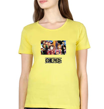 Load image into Gallery viewer, One Piece T-Shirt for Women-Yellow-Ektarfa.online
