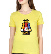 Load image into Gallery viewer, Ludo King T-Shirt for Women-XS(32 Inches)-Yellow-Ektarfa.online
