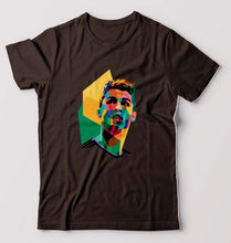 Load image into Gallery viewer, Cristiano Ronaldo CR7 T-Shirt for Men-S(38 Inches)-Coffee brown-Ektarfa.online
