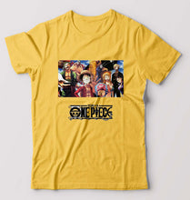 Load image into Gallery viewer, One Piece T-Shirt for Men-Golden Yellow-Ektarfa.online
