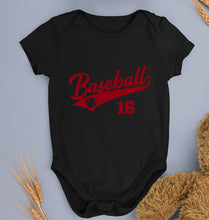 Load image into Gallery viewer, Baseball Kids Romper Kids Romper For Baby Boy/Girl-0-5 Months(18 Inches)-Black-Ektarfa.online
