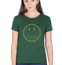 Load image into Gallery viewer, Strong Emoji T-Shirt for Women-Dark Green-Ektarfa.online
