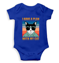 Load image into Gallery viewer, Cat Kids Romper For Baby Boy/Girl-0-5 Months(18 Inches)-Royal Blue-Ektarfa.online
