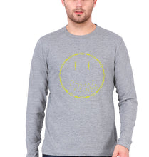 Load image into Gallery viewer, Strong Emoji Full Sleeves T-Shirt for Men-Grey Melange-Ektarfa.online
