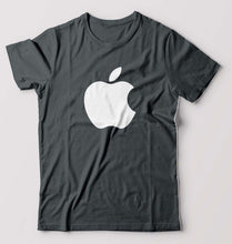 Load image into Gallery viewer, Apple T-Shirt for Men-S(38 Inches)-Steel grey-Ektarfa.online
