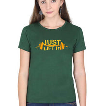Load image into Gallery viewer, Gym T-Shirt for Women-Dark Green-Ektarfa.online
