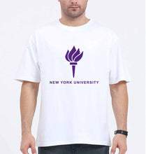 Load image into Gallery viewer, New York University Oversized T-Shirt for Men-White-Ektarfa.online

