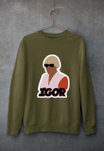 Load image into Gallery viewer, Igor Unisex Sweatshirt for Men/Women-Olive Green-Ektarfa.online
