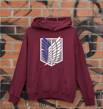 Load image into Gallery viewer, Attack on Titan Unisex Hoodie for Men/Women-Maroon-Ektarfa.online
