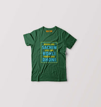 Load image into Gallery viewer, CRICKET Sachin Kohli Dhoni Kids T-Shirt for Boy/Girl-Dark Green-Ektarfa.online

