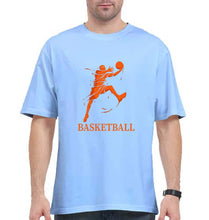 Load image into Gallery viewer, NBA Basketball Oversized T-Shirt for Men-Baby Blue-Ektarfa.online
