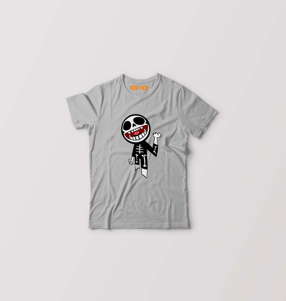 Gorillaz Kids T-Shirt for Boy/Girl-Grey-Ektarfa.online