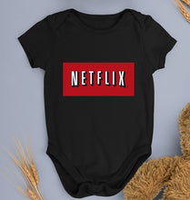 Load image into Gallery viewer, Netflix Kids Romper For Baby Boy/Girl-0-5 Months(18 Inches)-Black-Ektarfa.online
