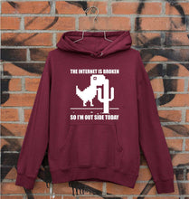 Load image into Gallery viewer, Internet Unisex Hoodie for Men/Women-Maroon-Ektarfa.online
