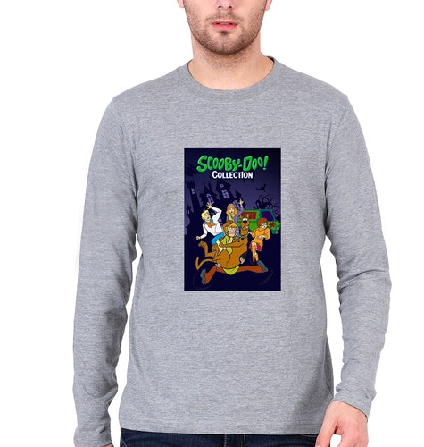 Scooby-Doo Full Sleeves T-Shirt for Men-Grey-Ektarfa.online