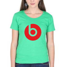 Load image into Gallery viewer, Beats T-Shirt for Women-XS(32 Inches)-flag green-Ektarfa.online
