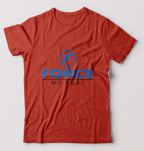 Load image into Gallery viewer, Force Motors T-Shirt for Men-Brick Red-Ektarfa.online
