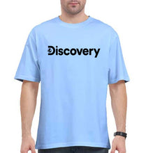 Load image into Gallery viewer, Discovery Oversized T-Shirt for Men-Baby Blue-Ektarfa.online
