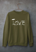 Load image into Gallery viewer, Love Drum Unisex Sweatshirt for Men/Women-Olive Green-Ektarfa.online
