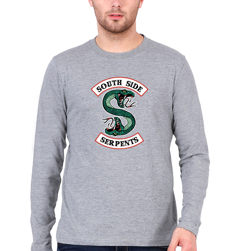 south side serpents riverdale Full Sleeves T-Shirt for Men-Grey Melange-Ektarfa.online