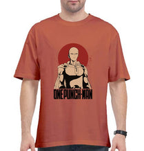 Load image into Gallery viewer, One-Punch Man Oversized T-Shirt for Men-Coral-Ektarfa.online
