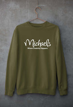 Load image into Gallery viewer, Michaels Unisex Sweatshirt for Men/Women-S(40 Inches)-Olive Green-Ektarfa.online
