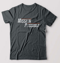 Load image into Gallery viewer, Mission Possible T-Shirt for Men-Steel grey-Ektarfa.online
