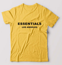 Load image into Gallery viewer, Essentials T-Shirt for Men-S(38 Inches)-Golden Yellow-Ektarfa.online
