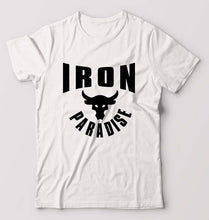 Load image into Gallery viewer, Iron Paradise T-Shirt for Men-S(38 Inches)-White-Ektarfa.online
