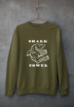 Load image into Gallery viewer, Gym Shark Power Unisex Sweatshirt for Men/Women-S(40 Inches)-Olive Green-Ektarfa.online
