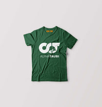 Load image into Gallery viewer, Scuderia AlphaTauri Kids T-Shirt for Boy/Girl-Dark Green-Ektarfa.online
