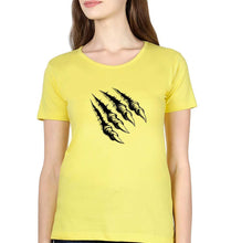 Load image into Gallery viewer, Monster T-Shirt for Women-XS(32 Inches)-Yellow-Ektarfa.online
