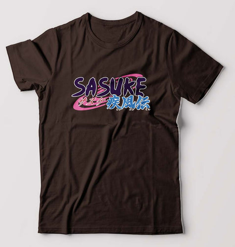 Sasuke T-Shirt for Men-Coffee Brown-Ektarfa.online