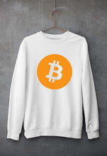 Load image into Gallery viewer, Cryptocurrency Bitcoin Unisex Sweatshirt for Men/Women-White-Ektarfa.online
