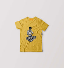 Load image into Gallery viewer, DJ Bruce Lee Kids T-Shirt for Boy/Girl-Golden Yellow-Ektarfa.online
