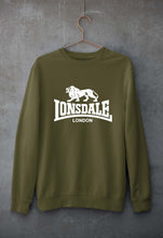 Load image into Gallery viewer, Lonsdale Unisex Sweatshirt for Men/Women-S(40 Inches)-Olive Green-Ektarfa.online
