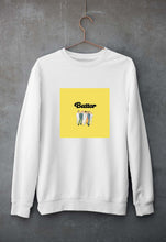 Load image into Gallery viewer, BTS Butter Unisex Sweatshirt for Men/Women-S(40 Inches)-White-Ektarfa.online
