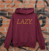 Load image into Gallery viewer, Lazy Unisex Hoodie for Men/Women-S(40 Inches)-Maroon-Ektarfa.online
