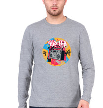 Load image into Gallery viewer, Hip Hop Full Sleeves T-Shirt for Men-Grey Melange-Ektarfa.online
